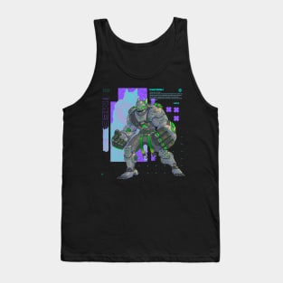 Mecha cat caforu Tank Top